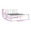 vidaXL Bed Frame without Mattress Honey Brown Solid Wood 140x190 cm