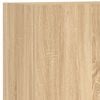 vidaXL 5 Piece TV Wall Units Sonoma Oak Engineered Wood