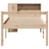 vidaXL Bookcase Bed without Mattress 90x200 cm Solid Wood Pine