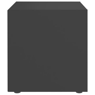 vidaXL TV Cabinet Grey 37x35x37 cm Chipboard