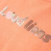 Kids' T-shirt with Cap Sleeves Neon Orange 140