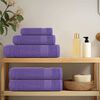 vidaXL Guest Towels "FROGN" 4 pcs Purple 30x50 cm 360 gsm