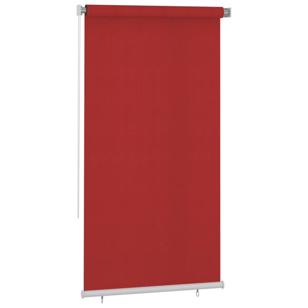 vidaXL Outdoor Roller Blind 120x230 cm Red HDPE