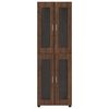 vidaXL Highboard FLORIN Brown Oak 60 x 35 x 182 cm Engineered Wood