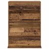 vidaXL Magazine Rack Old Wood 70 x 41 x 96 cm Engineered Wood