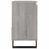 vidaXL Bathroom Cabinet Grey Sonoma 65x33x60 cm Engineered Wood