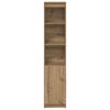 vidaXL Highboard Artisan Oak 37.5x35x180 cm Engineered Wood