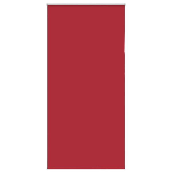 vidaXL Roller Blind Blackout Red 95x210 cm Fabric Width 90.7 cm Polyester