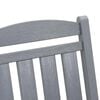 vidaXL Rocking Chair 3 pcs Light Grey Polyethylene