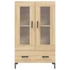vidaXL Highboard Sonoma Oak 69.5x31x115 cm Engineered Wood