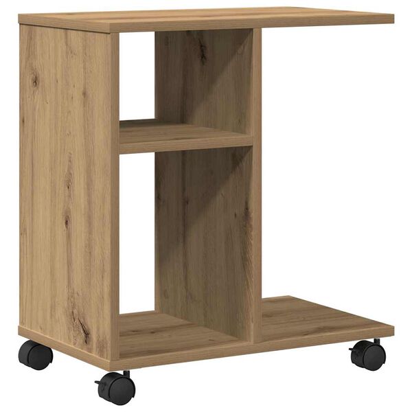 vidaXL Side Table Artisan oak 50 x 30 x 55 cm Engineered Wood