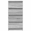 vidaXL Sideboard Grey Sonoma 37.5x35x76 cm Engineered Wood