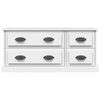 vidaXL TV Cabinet White 100x35.5x45 cm Engineered Wood