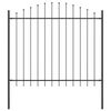 vidaXL Garden Fence WOERDEN 7 pcs 170 x 190 cm Powder-Coated Steel