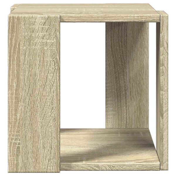 vidaXL Coffee Table Sonoma Oak 32x32x30 cm Engineered Wood