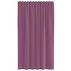 vidaXL Voile Curtains with Rod Pockets 2 pcs Purple