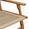 vidaXL Garden Furniture 2 pcs Beige 67 x 76 x 73 cm Solid Acacia Wood