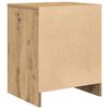 vidaXL Bedside Cabinets 2 pcs with Drawer Artisan Oak 40x34x50 cm