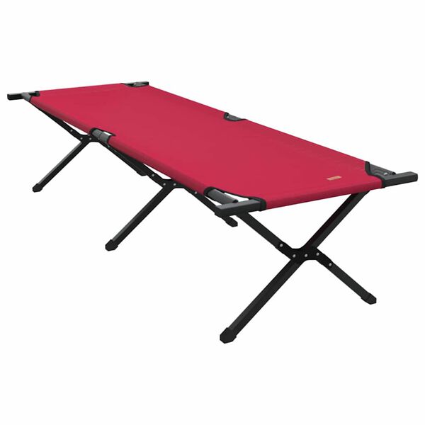 vidaXL Folding Camping Bed 2 pcs Red 193 x 69 x 45 cm Oxford fabric