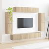 vidaXL TV Cabinet 8 pcs Sonoma Oak