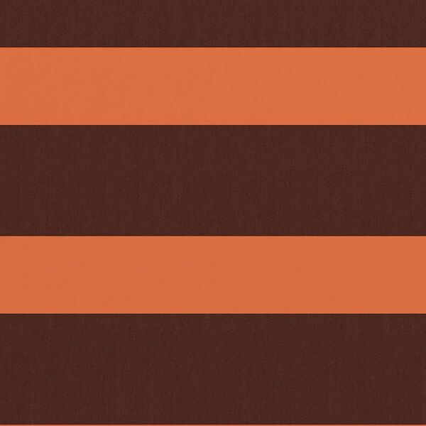vidaXL Balcony Screen Orange and Brown 90x500 cm Oxford Fabric