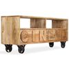 vidaXL TV Cabinet Solid Mango Wood 120x30x48 cm