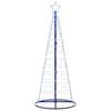 vidaXL LED Christmas Tree 200 LEDs Blue 180 cm