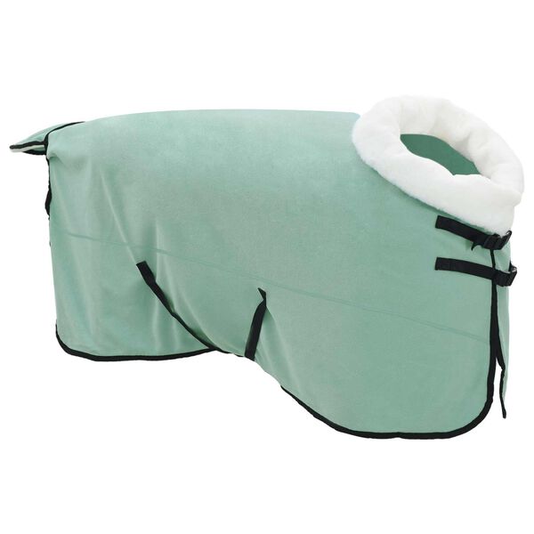vidaXL Horse Blanket Special Green 155 cm Polar fleece