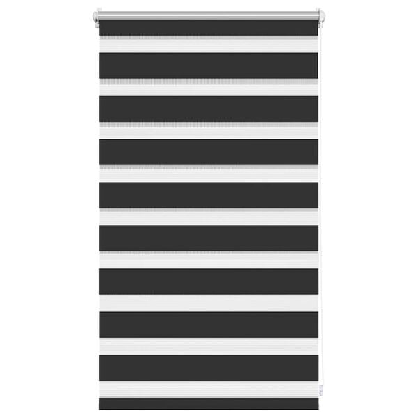 vidaXL Zebra Blind 50 x 100 cm Black