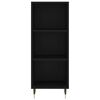 vidaXL Highboard Black 34.5x34x180 cm Engineered Wood