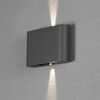 KONSTSMIDE LED Wall Light Chieri 2x6W Anthracite