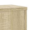 vidaXL Plant Stand 2pcs Sonoma Oak 17x17x60 cm Engineered Wood