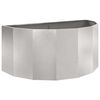 vidaXL Planter Silver 120 x 60 x 50 cm Stainless Steel
