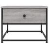 vidaXL Coffee Table Grey Sonoma 51x51x40 cm Engineered Wood