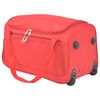 vidaXL 3 Piece Luggage Set Red