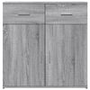 vidaXL Sideboard Grey Sonoma 79x38x80 cm Engineered Wood