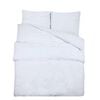 vidaXL Duvet Cover Set White 200x220 cm Cotton
