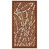 vidaXL Garden Wall Decoration 105x55 cm Corten Steel Leaf Design
