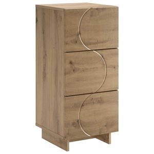 vidaXL Sideboard Artisan Oak 33.5 x 34.5 x 75 cm Engineered Wood