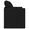 vidaXL Folding Sofa Bed Black 112 x 60 x 55 cm Fabric