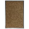vidaXL Doormat Washable Brown 40x60 cm
