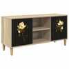 vidaXL TV Cabinet BREMEN 102 x 33 x 50 cm Sonoma Engineered Wood