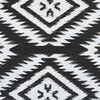 vidaXL Outdoor Rug ARAKIL Black 120x180 cm PP