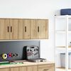 vidaXL Garage Wall Cabinets 2 pcs Artisan Oak Engineered Wood