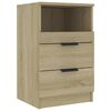 vidaXL Bedside Cabinets 2 pcs Sonoma Oak Engineered Wood