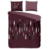 Good Morning Duvet Cover FEATHERS 140x200/220 cm Bordeaux