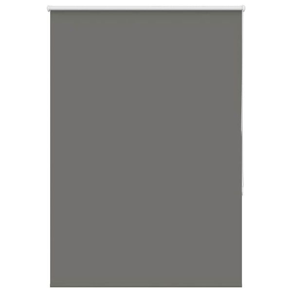 vidaXL Roller Blind Blackout Grey 90x130 cm Fabric Width 85.7 cm Polyester