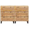 vidaXL Sideboard Brown Solid Mango Wood
