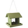 FLAMINGO Hanging Bird Feeder Silo Arezo Green