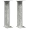 vidaXL Plant Stand Concrete Grey 25 x 25.5 x 100.5 cm Engineered Wood